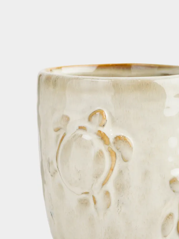 Кружка, 480 мл, фарфор P, бежево-коричневая, Черепахи, Grand turtle, image-2