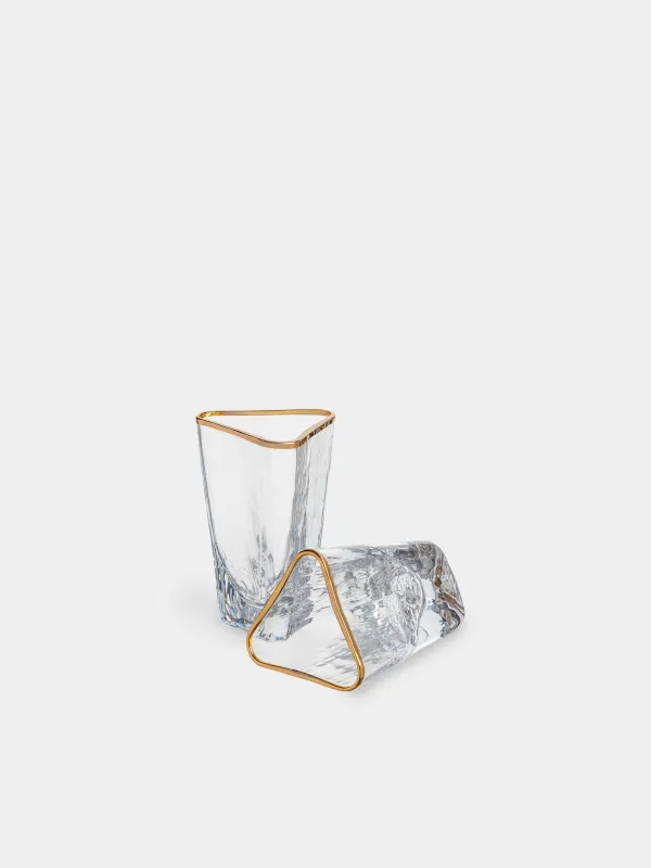 Стопка для водки, 4 шт, Triangle Gold, image-2