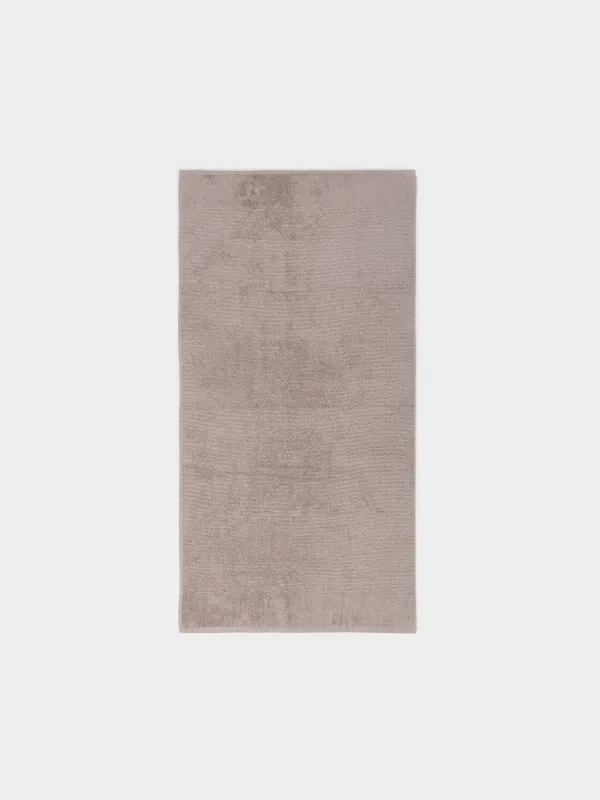 Полотенце, 70х140 см, хлопок, коричневое, Terry cotton, image-1