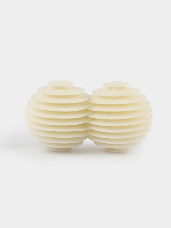 Шарик для стирки, 6 см, 2 шт, резина, белый, Сфера, Washing ball, image-2