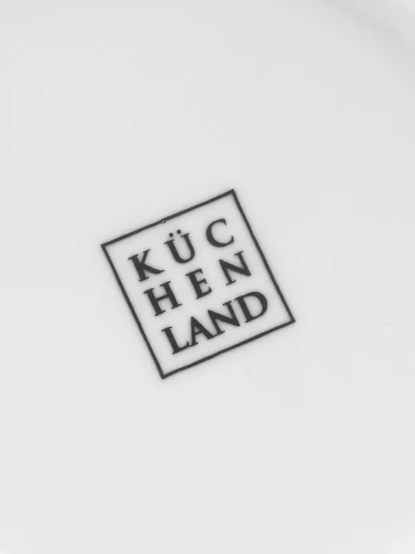 Банка для меда, 400 мл, с ложкой, фарфор P/бамбук, Соты, Honey , image-4