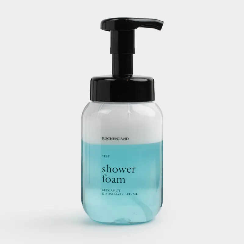 Гель-пенка для душа, 485 мл, увлажняющая, Бергамот/Розмарин, Step