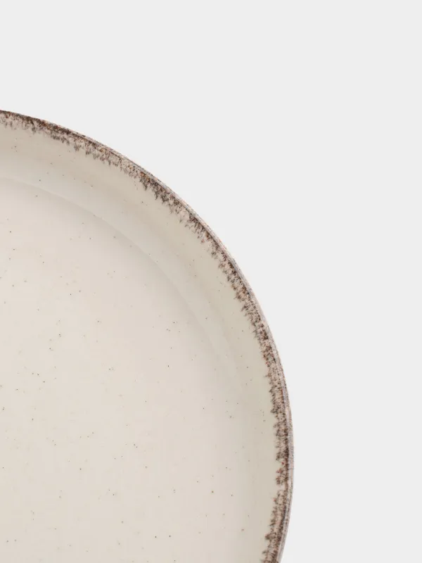 Тарелка закусочная, 19 см, 2 шт, керамика R, бежевая, в крапинку, Speckled glaze, image-4