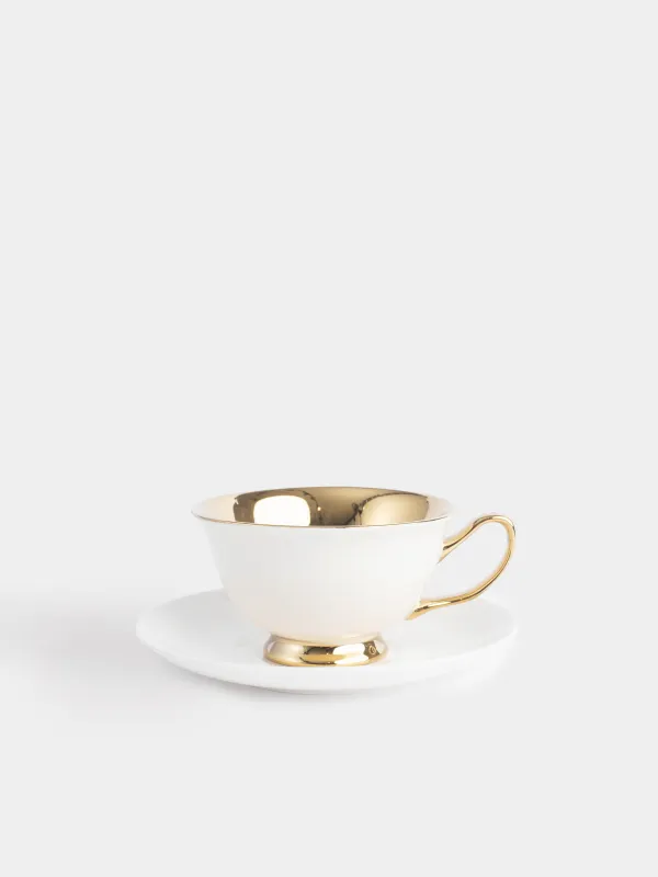 Пара чайная, 220 мл, Elegant gold, image-0