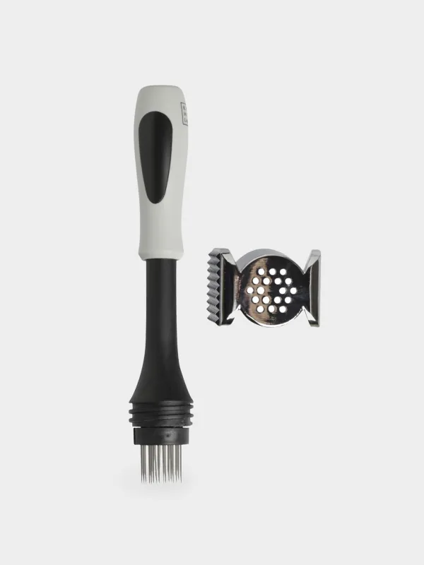 Молоток для отбивания мяса, 23 см, с тендерайзером, серый, Grinding, image-1