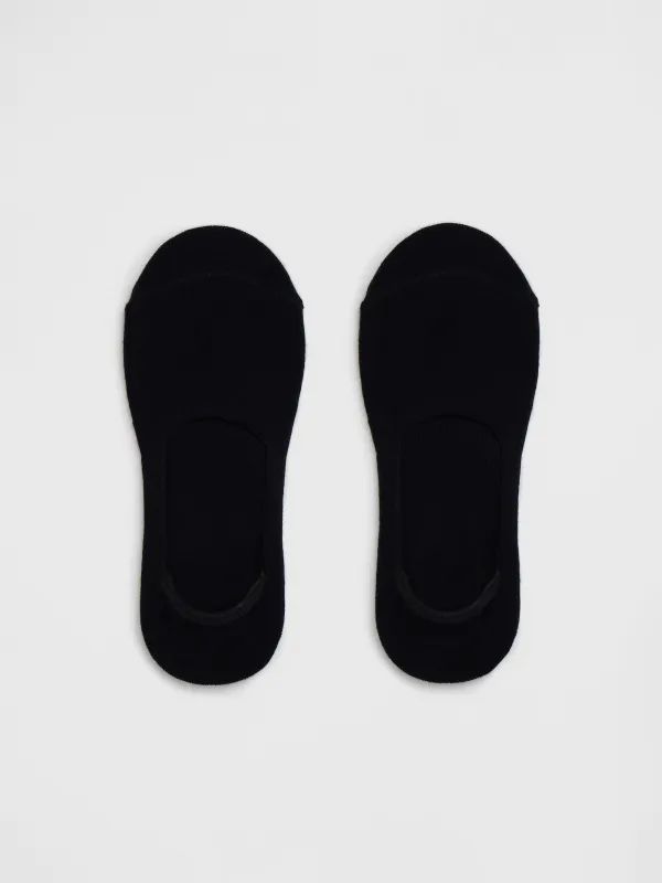 Носки-следки мужские, хлопок/полиэстер, черные, Basic, image-3