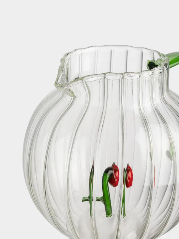 Кувшин, 1,3 л, Клубника, Camellia decor, image-2