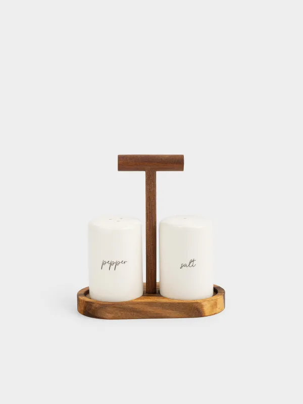 Набор для соли и перца, на подставке, Noble tree, image-0