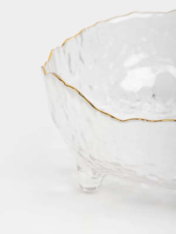 Салатник, 21х10 см, с золотистым кантом, Nautilus gold, image-3