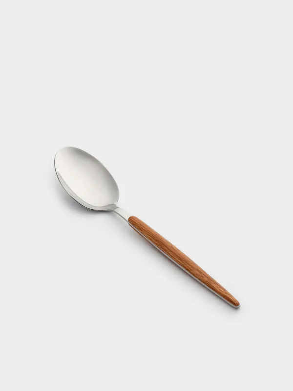 Ложка столовая, 2 шт, сталь/пластик, коричневая, Oslo, image-1