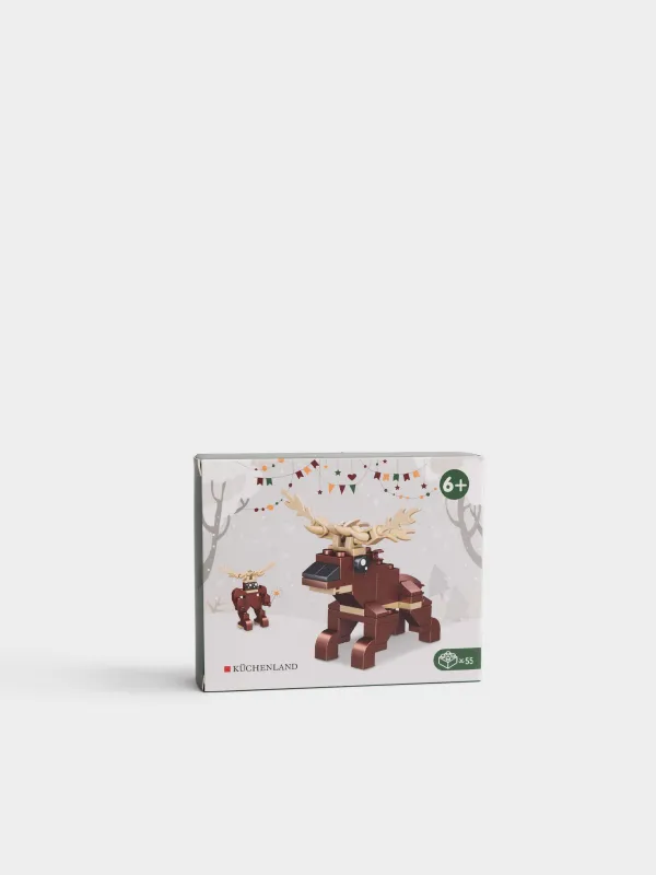 Конструктор, 6x9 см, Рождественский олень, Hobby kids