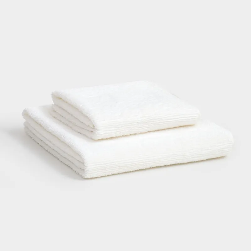 Комплект полотенец, 50x90/70x140 см, 2 шт, хлопок, белый, Terry cotton