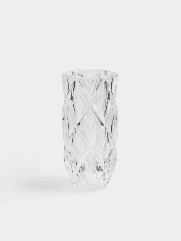 Ваза для цветов, 29 см, стекло Р, Rhomb, image-0