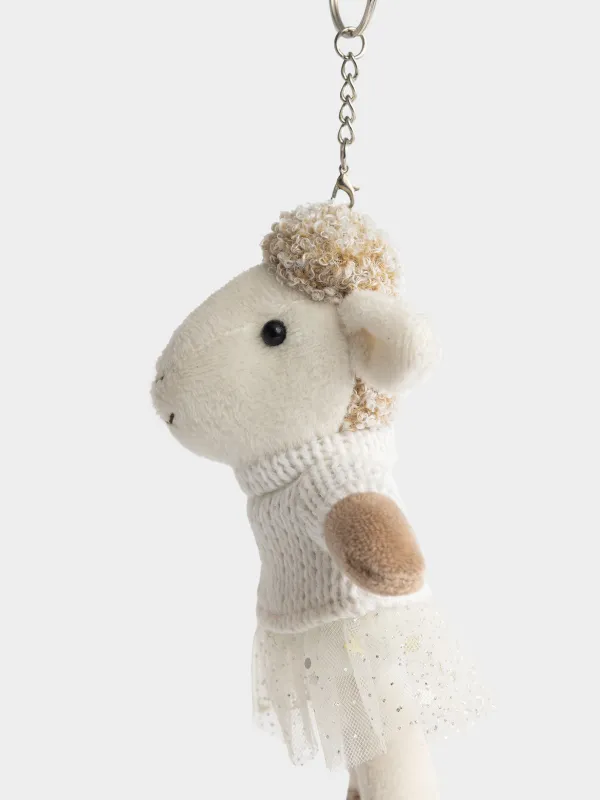 Брелок, 17 см, Овца в платье, Keychain toy, image-1