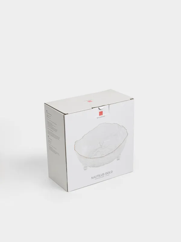 Салатник, 21х10 см, с золотистым кантом, Nautilus gold, image-5