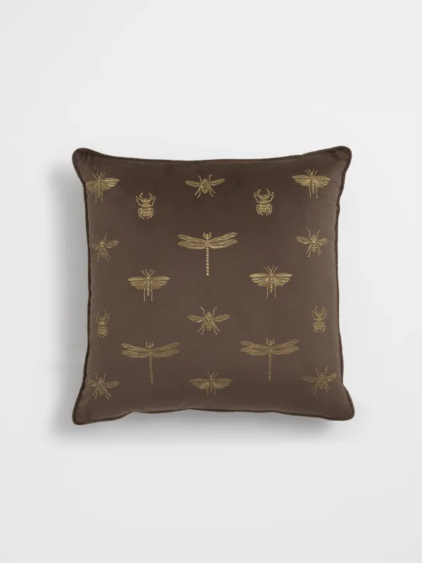 Подушка декоративная, 45х45 см, Жуки, Bugs, image-0