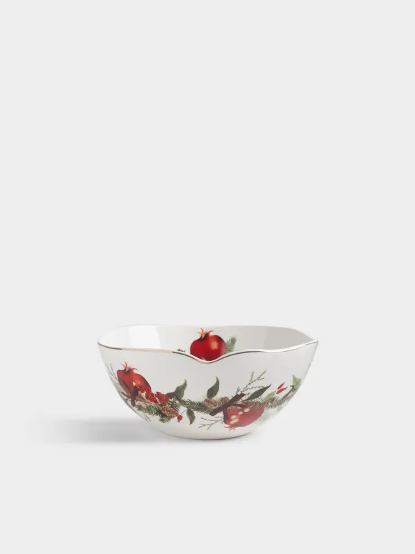 Салатник, 20х9 см, Гранаты, Christmas miracle, image-0