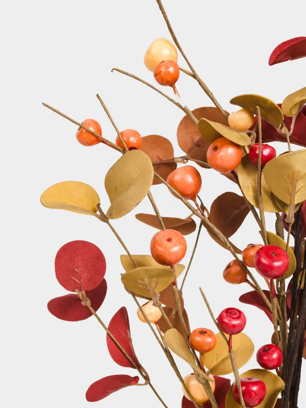Ветка декоративная, 84 см, пластик/бумага, Осенние ягоды, Forest symphony decor, image-4
