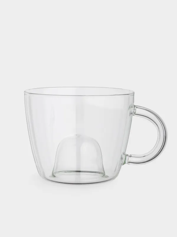 Кружка, 380 мл, стекло Б/бамбук, на подставке, Лошадка, Shape, image-4