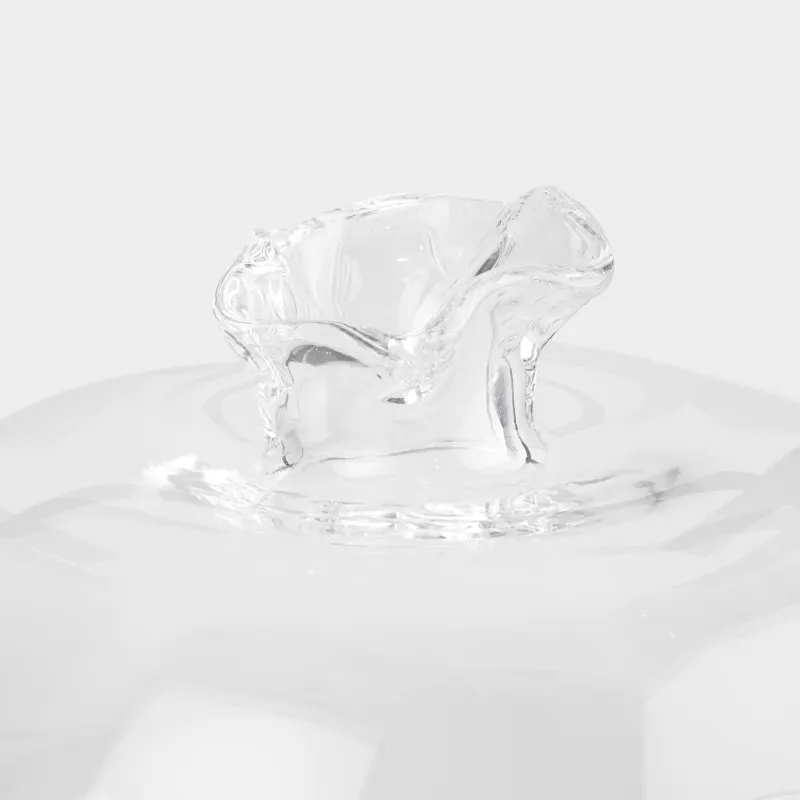 Конфетница, 19х21 см, стекло, Гранат, Clear, image-2