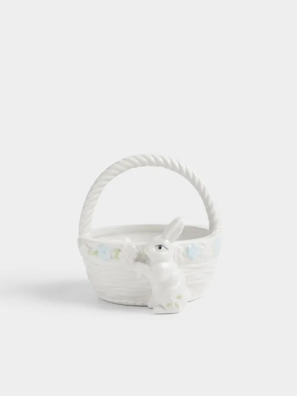 Конфетница, 15х12 см, Кролик с цветами, Rabbit bloome, image-0
