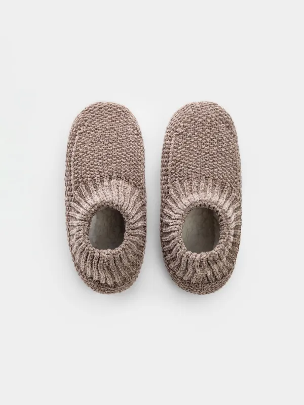 Носки утепленные вязаные, Knitted chenill, image-1