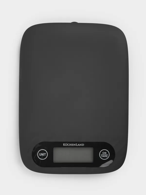 Весы кухонные, 22х16 см, электронные, подвесные, пластик/резина черные, Libra, image-2