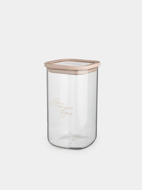 Банка для сыпучих продуктов, 1,3 л, Verre, image-1