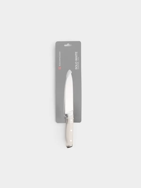 Нож для нарезки, белый, Solo white, image-3