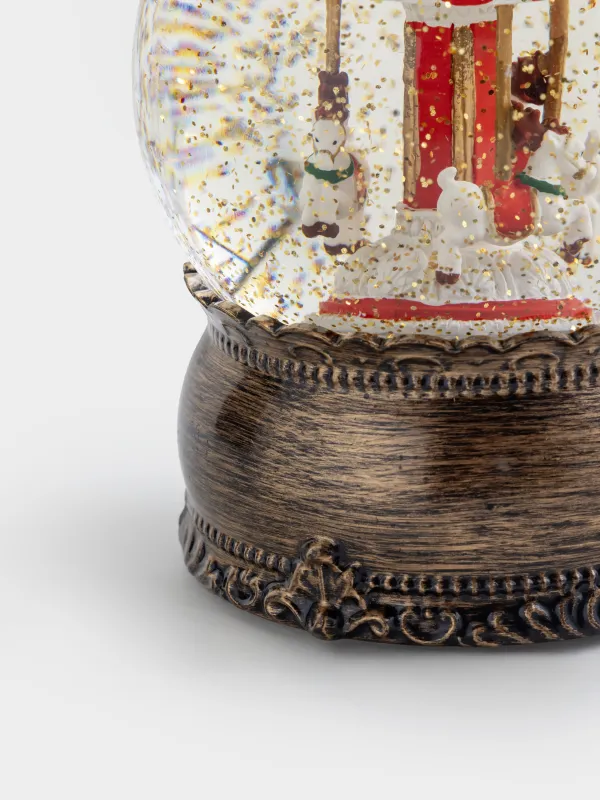 Снежный фонарь, 20 см, пластик, Bronze style, image-4