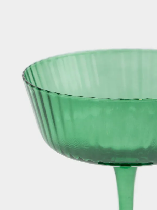 Бокал-креманка для шампанского, 230 мл, стекло Р, зеленый, Ribby color, image-3