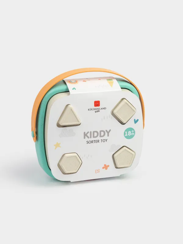 Игрушка-сортер, 17 см, 9 пр, развивающая, растительное волокно/пластик, Чемодан, Kiddy, image-6