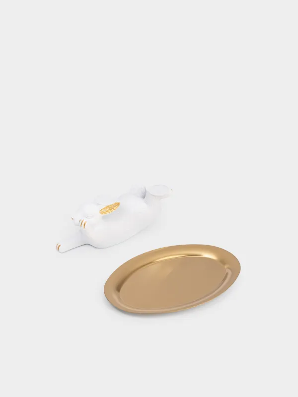 Блюдо декоративное, 18х10 см, Кролик, Rustic Easter, image-4