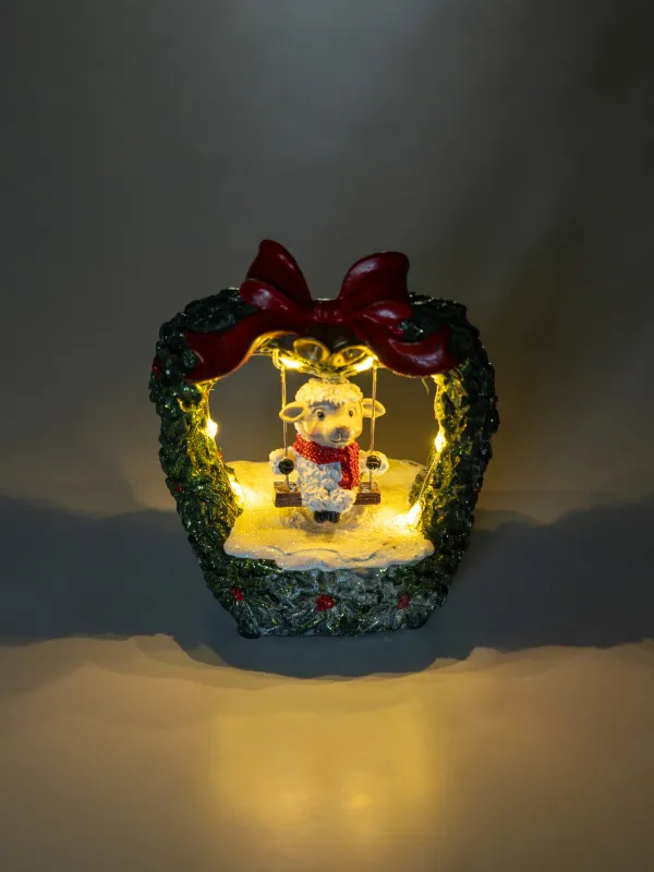 Статуэтка с подсветкой, 7х14 см, Овечка, Christmas style, image-5