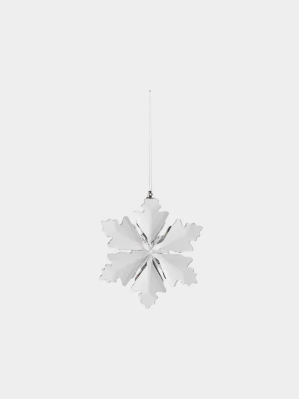 Игрушка елочная, 7 см, Снежинка, Ice crystal, image-0