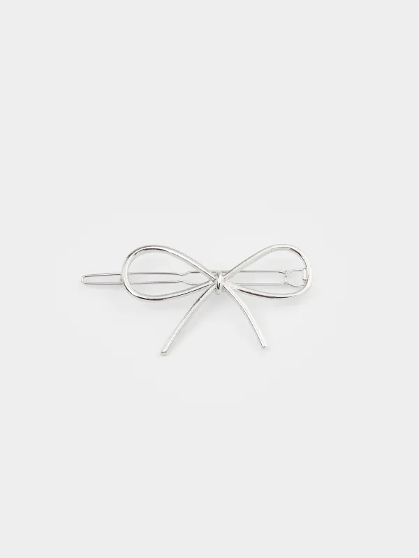 Заколка для волос, серебристая, Hair silver, image-0
