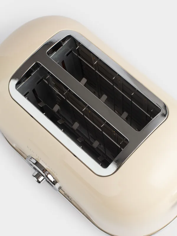 Тостер электрический, 685-815 Вт, 6 режимов, металл/пластик, бежевый, Vintage kitchen, image-5