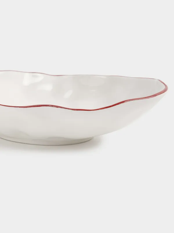 Блюдо, 31х18х6 см, керамика D, овальное, Лошадка с елкой, Christmas tree, image-6