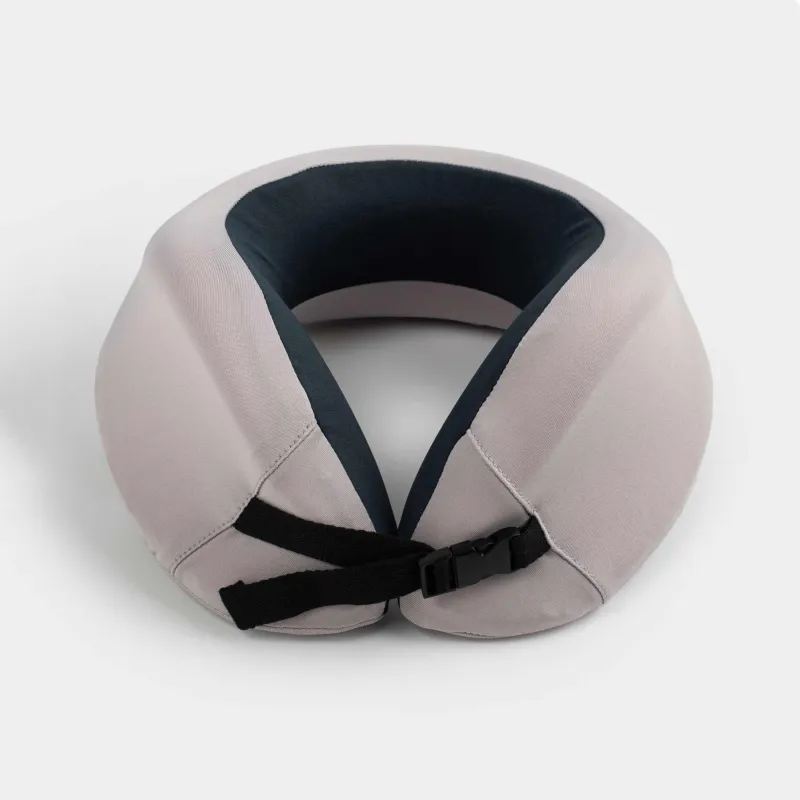 Подушка для путешествия, 27 см, полиэстер, бежево-черная, Travel comfort