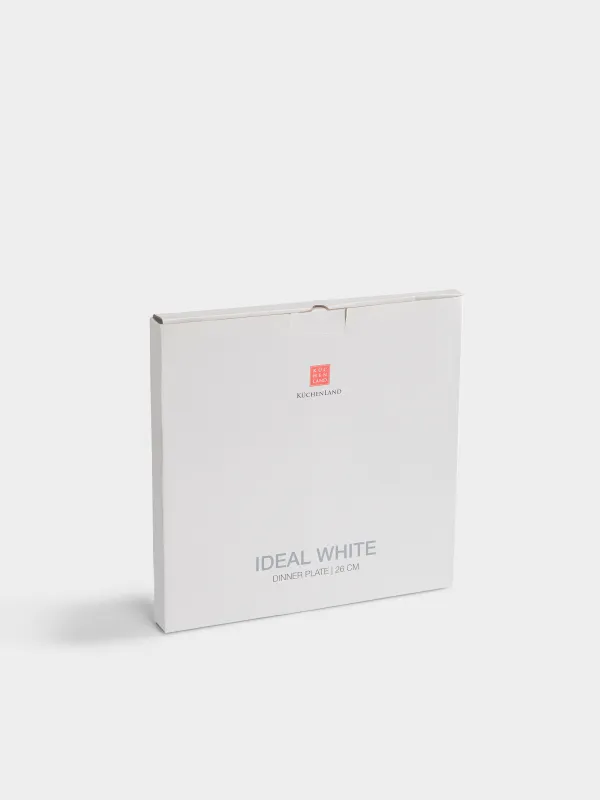 Тарелка обеденная, 26 см, Ideal white, image-4