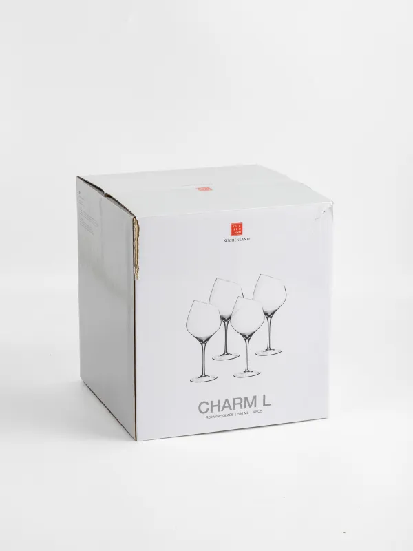 Бокал для красного вина, 560 мл, 4 шт, кристальное стекло, Charm L, image-6