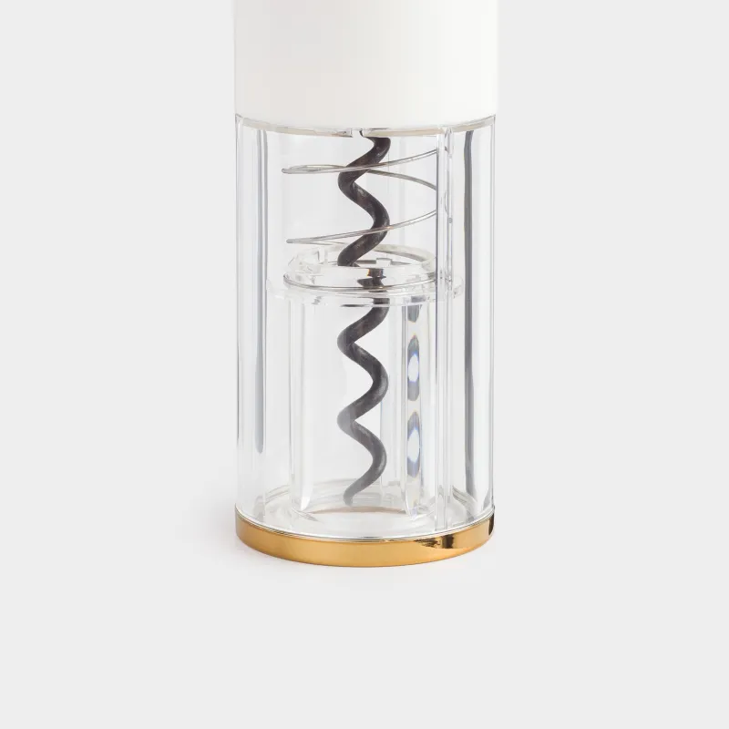 Штопор электрический, 23 см, пластик, LED B, молочный, Bar, image-2