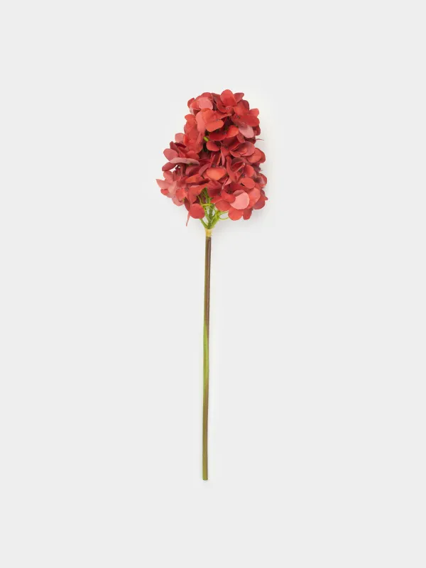 Ветка декоративная, 56 см, Бордовая гортензия, Flower garden, image-0
