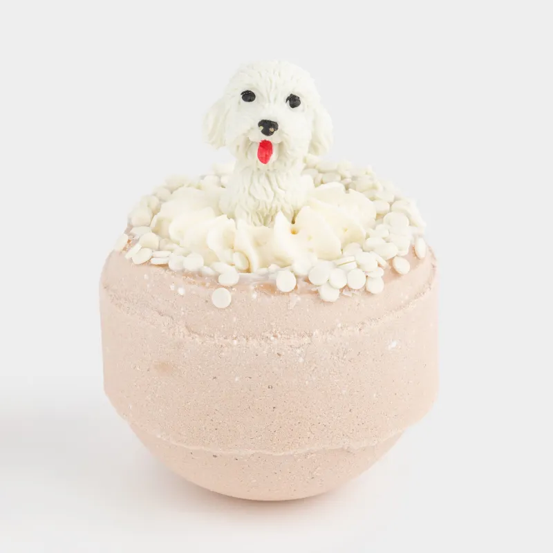 Бомбочка для ванны, 130 гр, с игрушкой, в ассортименте, Печенье, Собачка, Dog