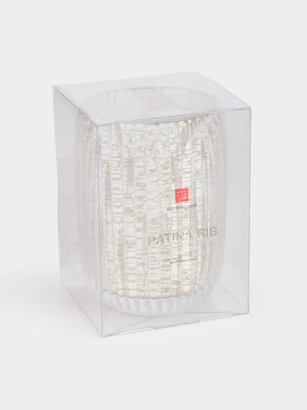 Стакан для ванной комнаты, 10 см, Patina rib, image-4