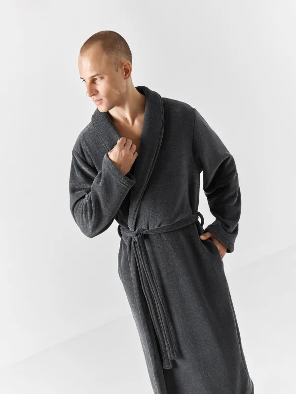 Халат мужской, с длинным рукавом, Jesse, image-5