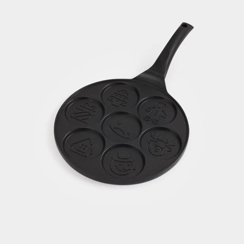 Сковорода для яиц и оладий, 26 см, 7 отд, с покрытием, алюминий, Новогодние атрибуты, Action, image-1