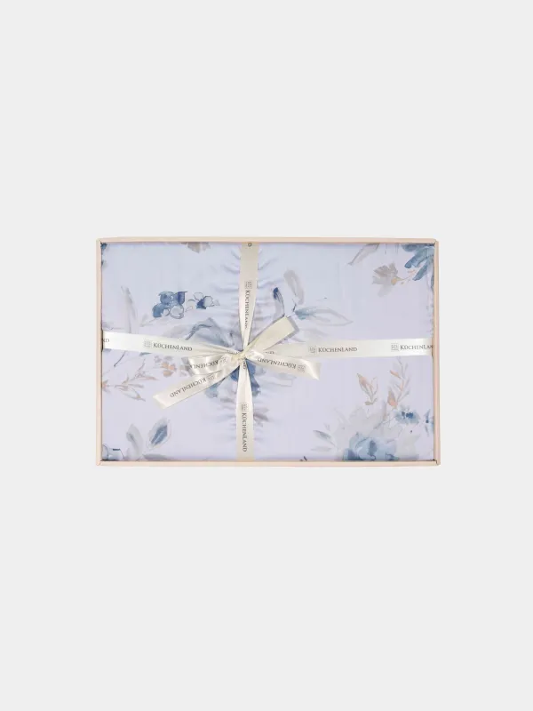 Постельное белье, евро, тенсель, Акварельные цветы, Tencel, image-7