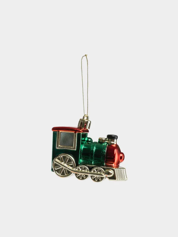 Игрушка елочная, 8х6 см, Паровоз, Figure christmas