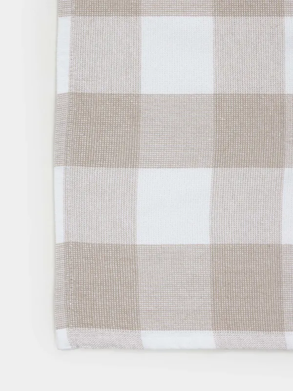 Полотенце кухонное, хлопок, Cage pattern, image-4